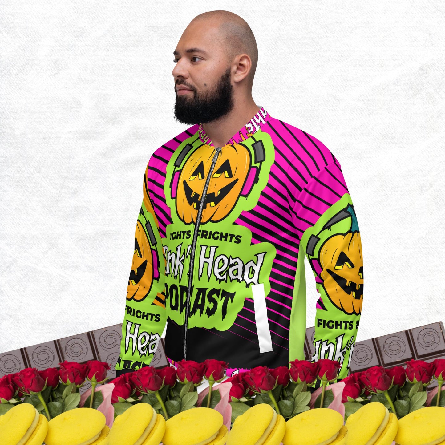 punk,head podcast Bomber Jacket