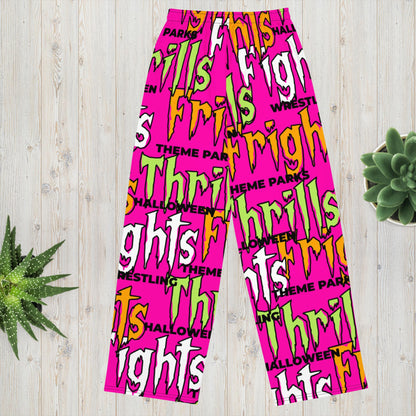 All-over print unisex wide-leg pants